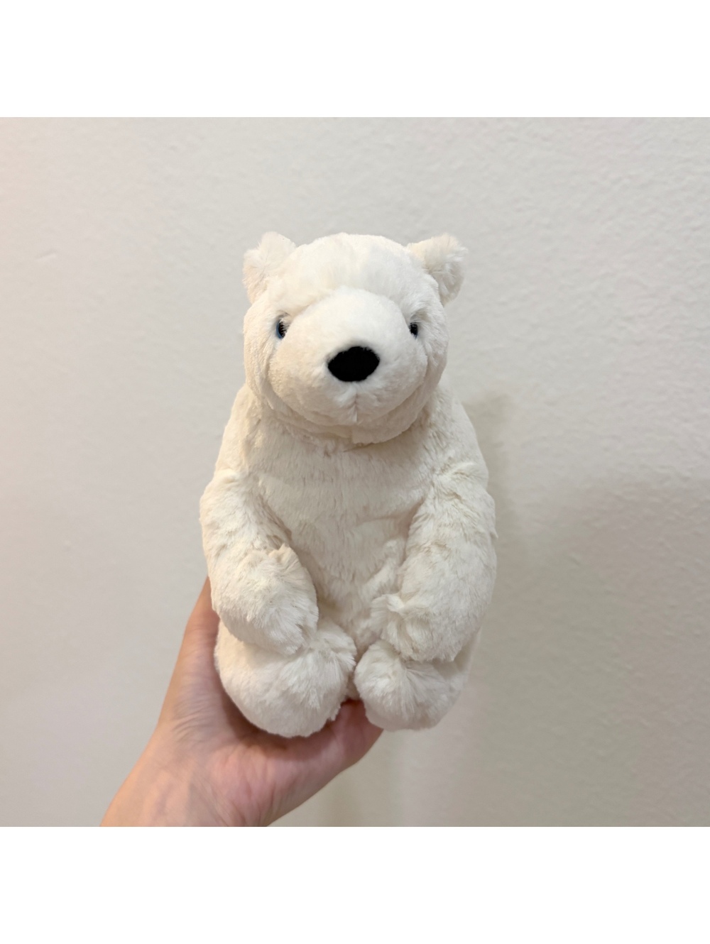 Jellycat Elwin Polar Bear Small Plush 7” - NWOT